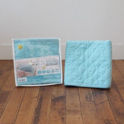ふるさと納税 蒲郡市 三河木綿　和晒ガーゼ脱脂綿ピローパッド2枚組_ブルー【G0169】 | 