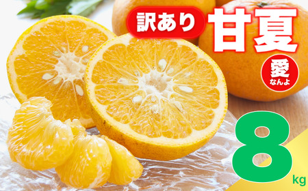甘夏 8kg 訳あり 甘夏 愛なんよ