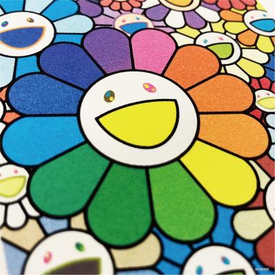 ふるさと納税 京都市 【ふるさと納税限定セット】版画「お花の短冊 レインボー」シリアルNo.入り限定カード付き |  | 01