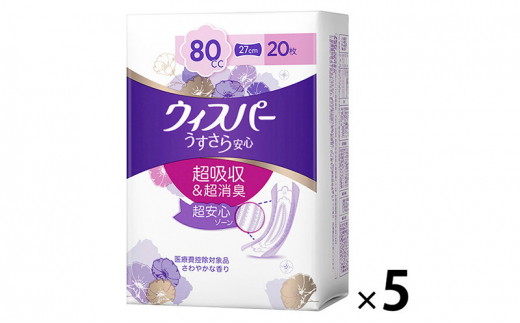 うすさら安心 安心の中量用 20枚 1セット（5個）