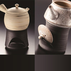 淳蔵作　ティーポットレスト 黒 陶器 急須 乾燥 ラック 水切り 収納 キッチン用品 置物 インテリア オーナメント 保管 清潔 シンプル 30号まで対応 おしゃれ 日本六古窯 常滑焼 やきもの 愛知