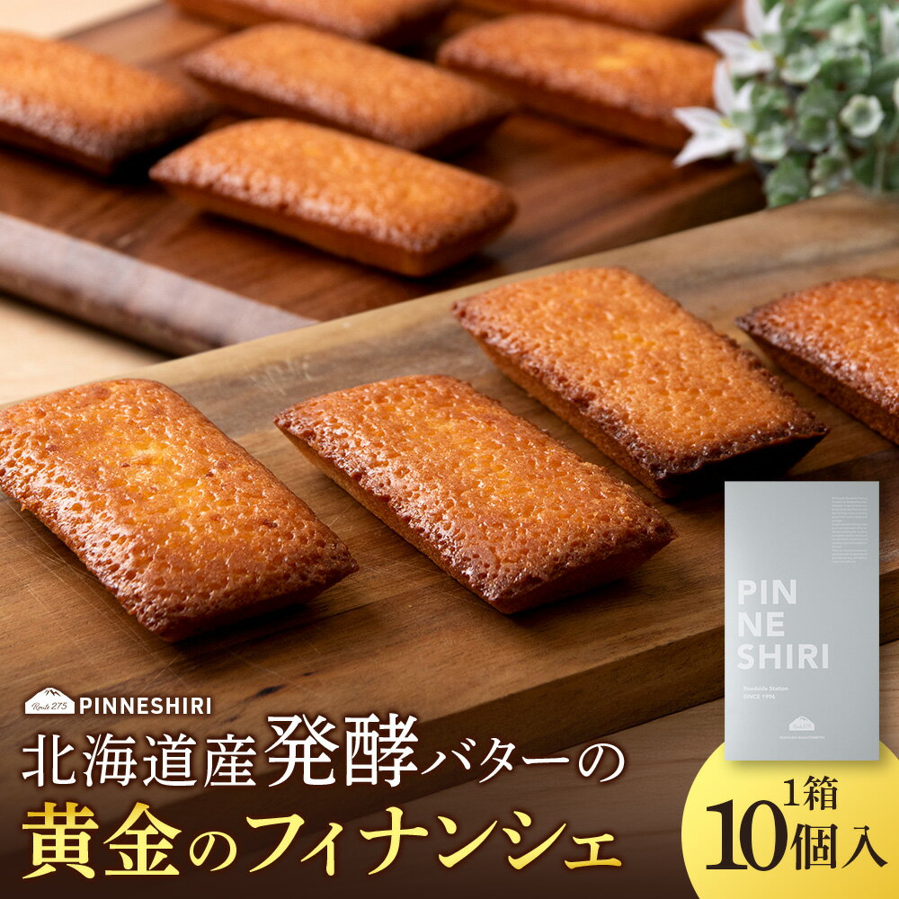 【ふるさと納税】 黄金のフィナンシェ 10個フィナンシェ 洋菓子 お菓子 スイーツ ハチミツ 蜂蜜 発酵 バター 道の駅 ふるさと納税 北海道 中頓別町