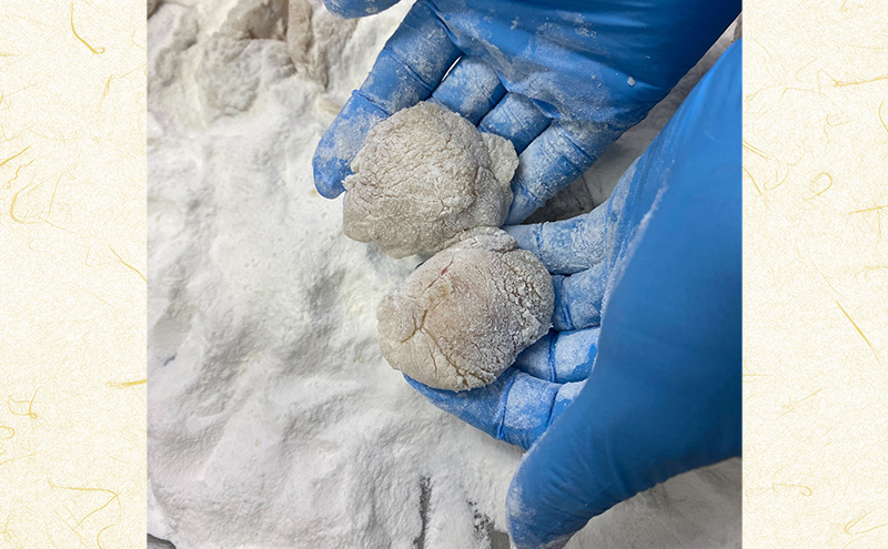 新潟産　謙信ふぐ　から揚げ用　200g×4袋　米粉付き　唐揚