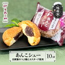 【ふるさと納税】 お菓子 シュークリーム スイーツ 洋菓子 あんこシュー 10個入 うろこや 尾花沢 送料無料 us-swasx10