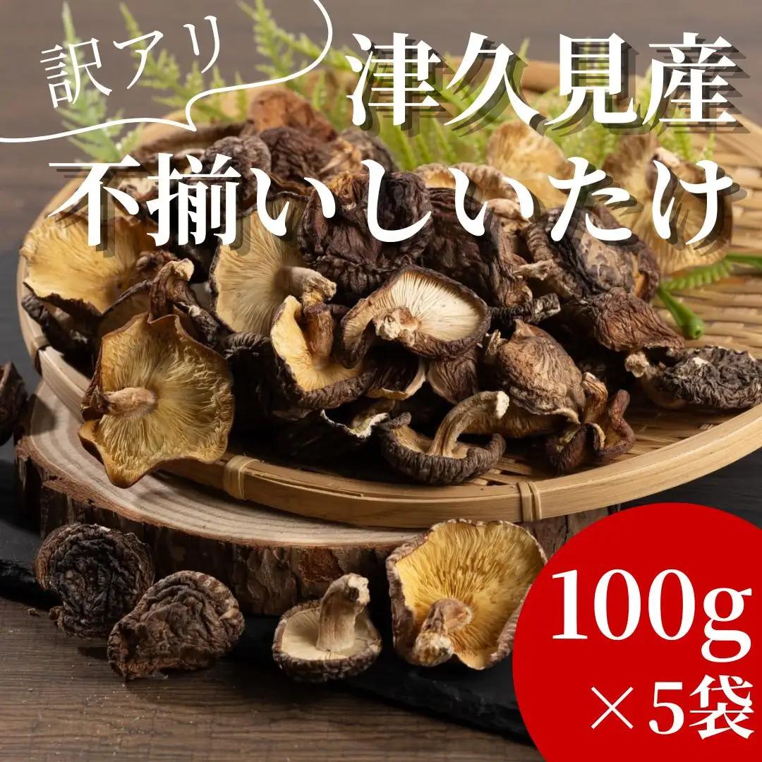 【椎茸訳あり】 津久見産不揃い椎茸 100g×5袋 | 津久見市