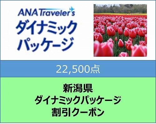 新潟県ANAトラベラーズダイナミックパッケージ割引クーポン22,500点分