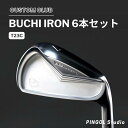 【ふるさと納税】ゴルフ アイアン 6本セット BUCHI IRON T23C スポーツ ゴルフクラブ ゴルフ用品 おすすめ カスタム 低重心 ロングアイアン ショートアイアン MT205 ストロングロフト PINGOL Studio