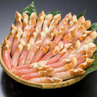 ふるさと納税 網走市 総重量2kg　生冷凍ずわい蟹爪・爪下セット　各1kgで使い分け便利　 |  | 01