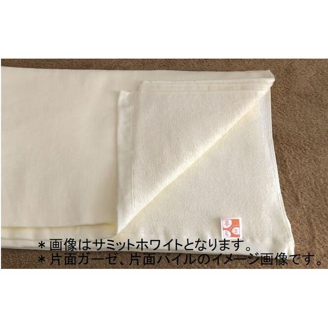 判裏ガーゼバスタオル 2枚セット（サミットホワイト）【泉州タオル 国産 吸水 普段使い 無地 シンプル 日用品 家族 ファミリー】 099H477_イメージ2