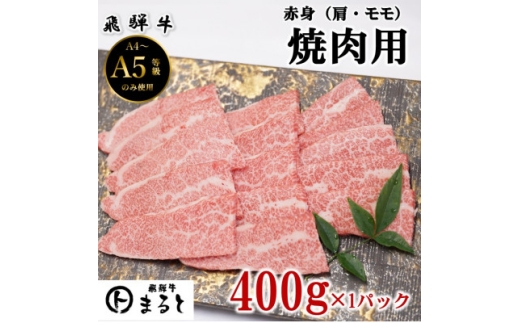 【飛騨牛】赤身焼肉　400g_牛肉 肉 和牛 黒毛和牛 赤身 焼肉 人気 お取り寄せ グルメ 冷凍牛肉 ブランド牛肉 バーベキュー 養老町【1726920】
