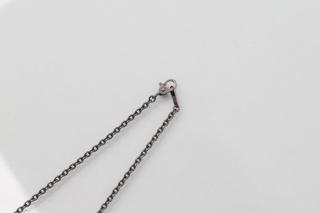 【1点もの】天然石アートシルバーペンダント (M) IVXLCDM メンズジュエリー ピクチャーメノウ P841-L-BK 50 A