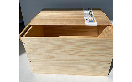 職人による手作り木箱 令和のりんご箱（大） ※レーザー加工選択可能 【新坂製函】 木製 箱 おしゃれ 木の箱 屋外 収納ボックス ウッドボックス 屋外収納 リメイク リンゴ 林檎 リンゴ箱 松材 おも