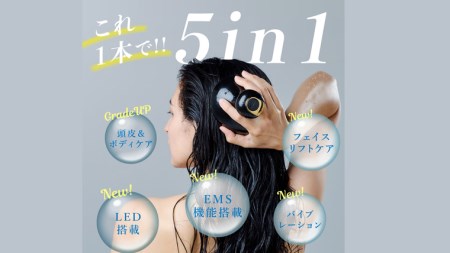 【ふるなびWEEK対象】【ギフト対応】 WAVEWAVE EMSスカルプヘッドスパ  ヘッドスパ 自宅 ヘッドスパブラシ 頭皮ブラシ 頭皮ケア 電動 誕生日 プレゼント  実用的 頭皮マッサージ FN