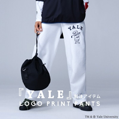 【ANTIQUA/アンティカ】別注 YALE GOLF ロゴパンツ(ZGL-00004-03-M)【1595239】