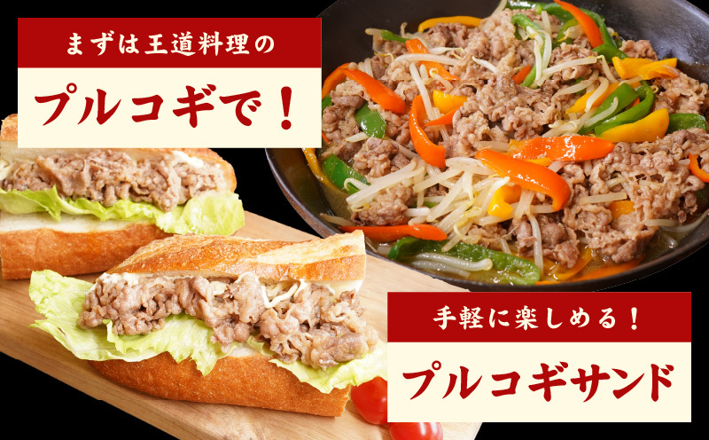 焼肉用 牛バラ 切り落とし 1.5kg【500g×3P 氷温熟成×特製ダレ 小分け 味付き プルコギ 牛肉 ファミリー向け】 mrz0135_イメージ4