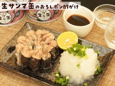 【数量限定 / 12月31日まで】三陸産 生さんま缶詰 (水煮) 5缶セット サンマ 旬