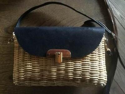 紅籐ポシェット２　２３×５×１５ｃｍ　※受注生産につき、発送までに最大2ヶ月程かかる場合あり ｜ 竹工芸 伝統工芸品 日用品 雑貨 栃木県 大田原市