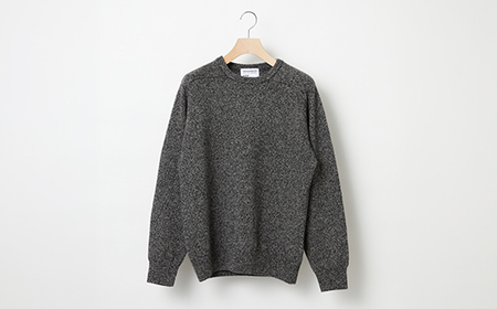 ≪先行予約≫【THISISASWEATER.】A4: A SWEATER IS COLOR.  Black moku ブラック カシミヤセーター 服 洋服 ユニセックス メンズ レディース ブランド 数量限定 山形県 山辺町 サイズ4 yt-scxkm4