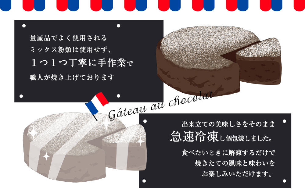 フレンチシェフ Ken Ozawa　おからのガトーショコラ　6ピース_イメージ4