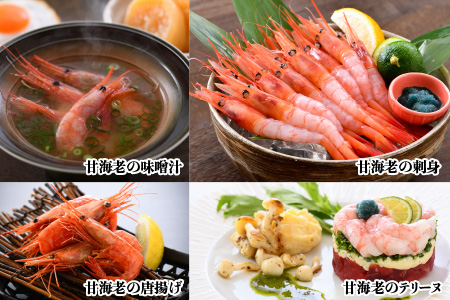 【年3回お届け】 甘えび 合計約1.65kg (約550g ×3回) 天然・鮮度抜群！ 漁船直送！ 「共栄丸」 絶品甘海老をお届け！【定期便 甘海老 甘エビ あまえび アマエビ エビ 刺身 冷凍 産地