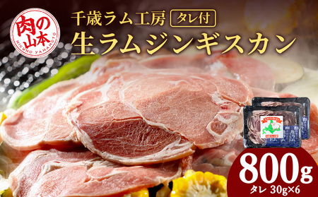 千歳ラム工房 生ラムジンギスカン 800ｇたれ付き ラム肉 羊肉 北海道 ≪肉の山本≫ 北海道ふるさと納税 羊肉 らむ ラム 生ラム ジンギスカン ふるさと納税肉 北海道 千歳市 ギフト 祝い お取り寄せ  北海道千歳市