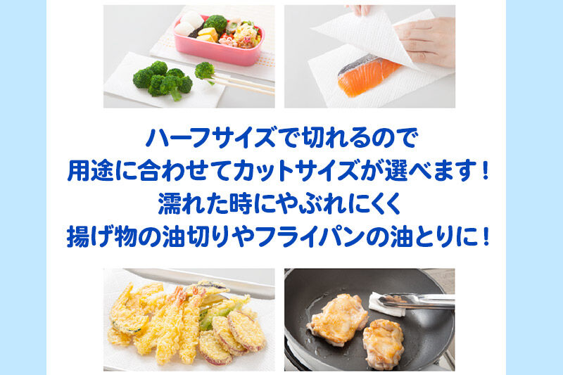 キッチンペーパー スコッティ ファイン 3倍巻キッチンタオル 150カット 2ロール×24パック 日用品 最短翌日発送 [スコッティ キッチンペーパー 日本製紙クレシア]