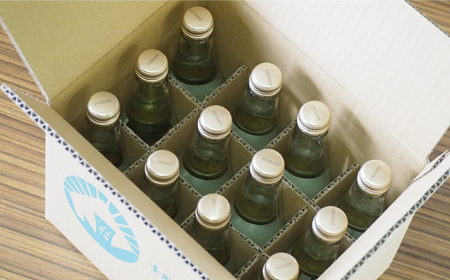 十勝地サイダー「足寄オンネトーブルー」240ml×12本 炭酸[BEAI008]
