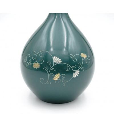 ふるさと納税 高岡市 【高岡銅器】福型金銀唐草花瓶 |  | 02