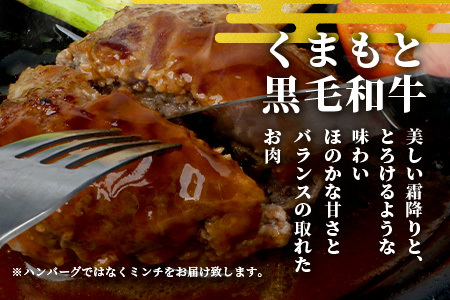 【大容量】熊本県産 黒毛和牛 ミンチ 2kg ( 500g ×4 ) 本場 熊本県 黒毛 和牛 ブランド 牛 肉 上質 くまもと 113-0505