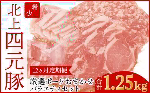 12ヶ月定期便 四元豚 厳選カット肉 約1.25kg GIFTON ロース バラ 肩ロース モモ ひき肉 セット お肉 定期便  お歳暮 お中元  ギフト プレゼント 母の日 父の日 誕生日 お祝い 卒業祝い 入学祝い バーベキュー BBQ 焼肉 ファミリー パーティー 子供会 料理 冷凍保存 豚肉セット カット肉 スライス ミンチ   岩手県 北上市 ごえん 株式会社  O0053