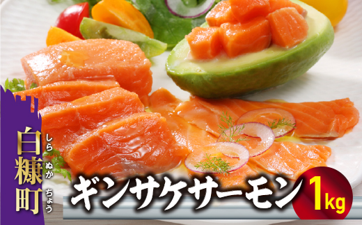 ※2025年8月末までにお届け※ギンサケサーモン【1kg】
