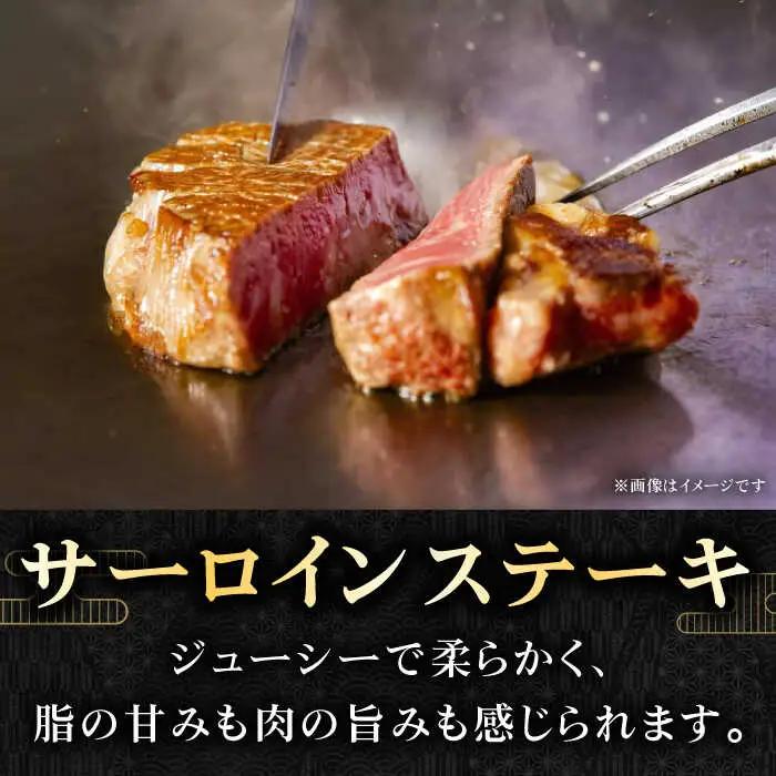 【全12回定期便】「極厚！」長崎和牛 サーロイン ステーキ 計12.0kg (約1.0kg/回)【黒牛】[QBD046]