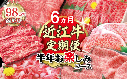 【期間限定】特選近江牛定期便（６カ月）半年お楽しみコース【ZZ42U】