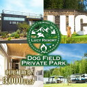 【ふるさと納税】LUCY RESORT(ルーシーリゾート)利用補助券　3,000円分 | 茨城県 つくば市 体験 チケット ドッグラン BBQ バーベキュー グランピング ペット 宿泊