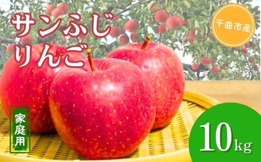 【2025年先行予約】 訳あり りんご サンふじ 約10kg 林檎 果物 フルーツ 長野県産 千曲市 信州