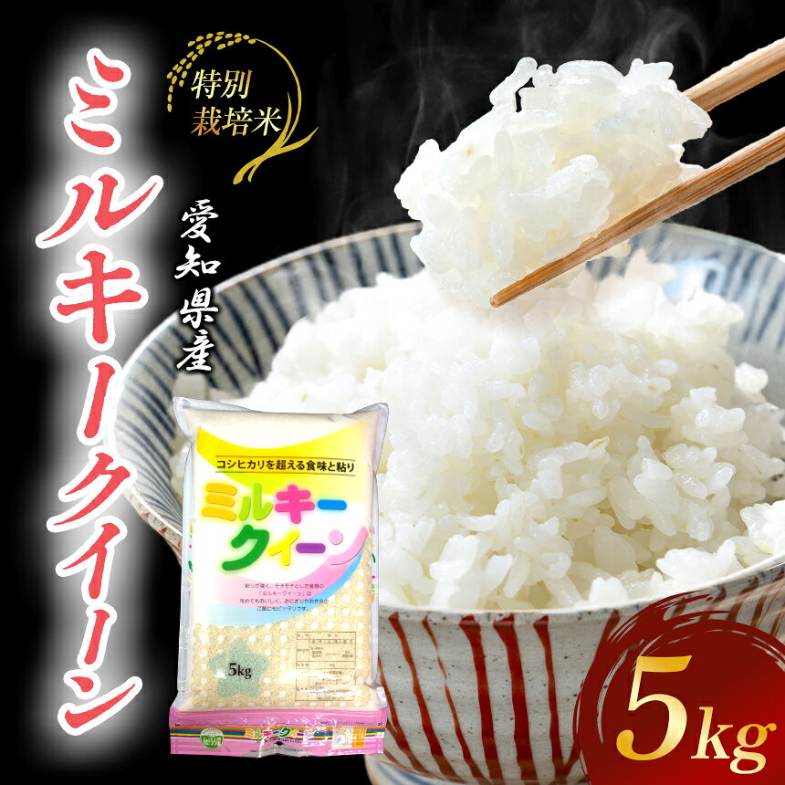 【ふるさと納税】【地元生産者の思いが伝わる一品】特別栽培米ミルキークイーン10kg 令和8年産米◇ | 米 こめ ミルキークイーン 令和8年産米 特別栽培米 愛知県美浜産 愛知県 美浜町
