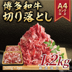 【訳あり】【A4~A5】博多和牛 切り落とし1.2kg[BGAB055] 肉 人気 牛肉 人気 和牛 大人気 牛肉