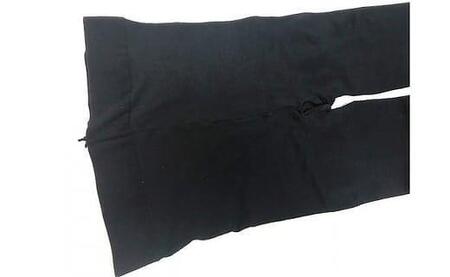 国産黒タイツ５足セット（着圧タイプ80デニール／サイズ：M-L）/ 日本製タイツ レディースタイツ ソフト着圧タイツ 個包装タイツ 黒タイツ ブラックタイツ 防寒タイツ 美脚タイツ 無地タイツ 工場直