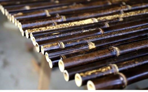 玄関 すのこ 1台 黒竹 約Ｗ90×Ｄ40×Ｈ7.5cm TT0421_x