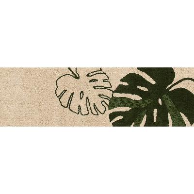 ふるさと納税 小野市 M+home モンステラ インテリアマット 55×180cm