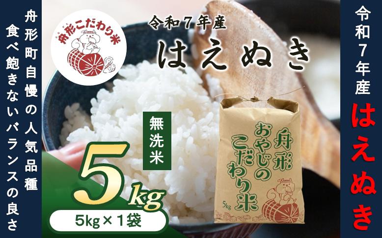 
            【無洗米】はえぬき5kg（5kg×1袋）　令和7年産米
          