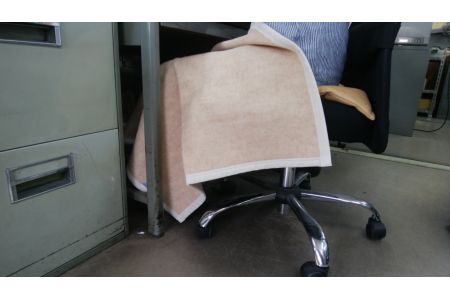 ウール/綿 毛布 ひざ掛け ベージュ系 [0174]