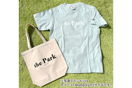 the Park project by isefornia オーガニックコットンTシャツ【Lt.Bluegrey】Mサイズ＆トートバッグセット｜伊勢原ブランド isefornia イセフォルニア オー