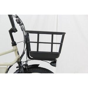 ヱビス自転車 ミニベロカーゴ電動アシスト自転車 GRC-515L-R 20インチ シマノ製外装7段変速【本体：マットオリーブ×子乗せ：ブラック】