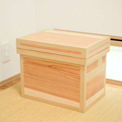 ふるさと納税 磐田市 静岡県産材　天竜杉　茶箱10キロ