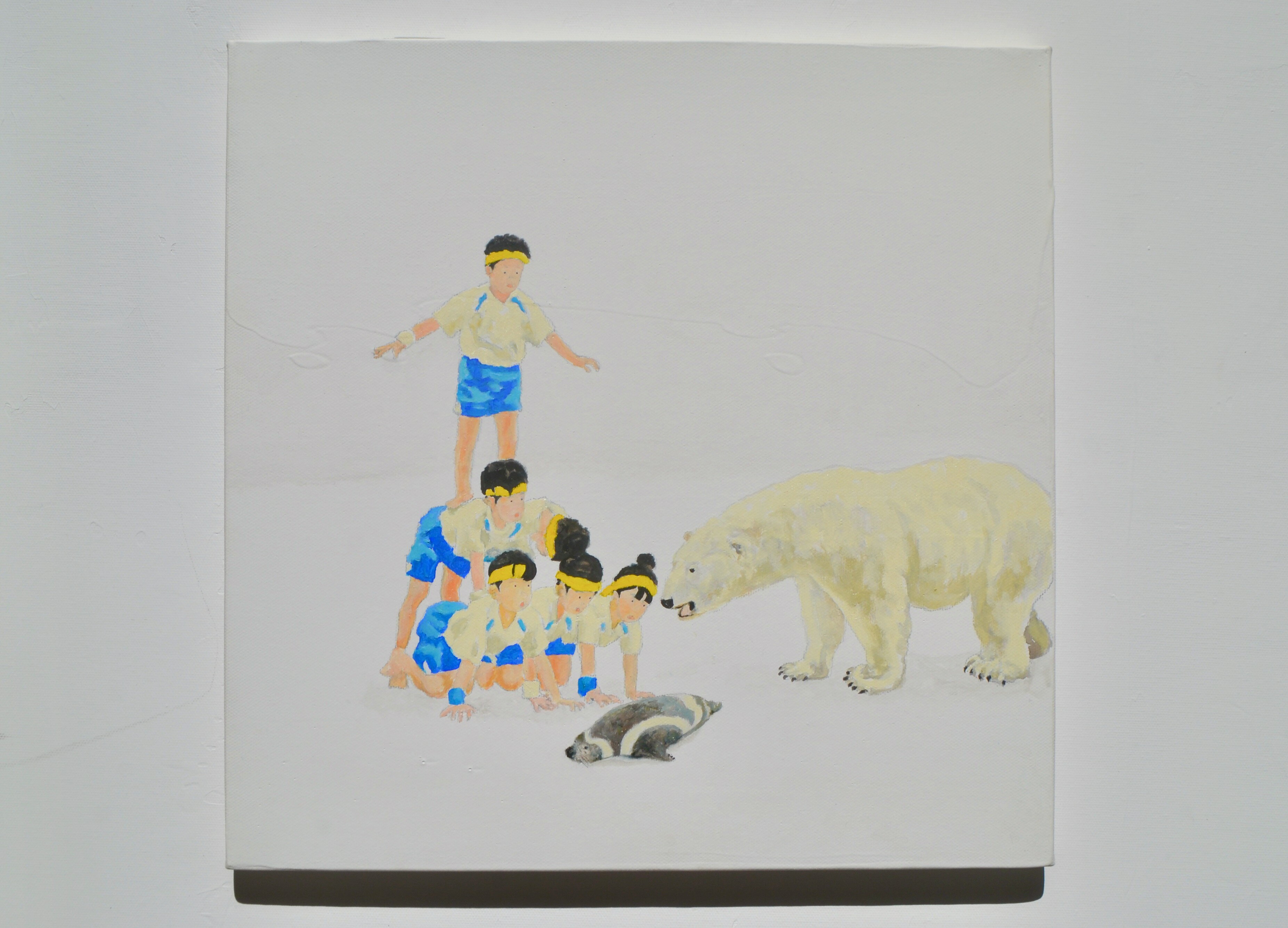 【ふるさと納税】「瞬景1」 絵画 小サイズ 33.0cm×33.0cm ふるさと納税 絵画 アート 油絵 キャンパス 東京都 東大和市 HAS001-1