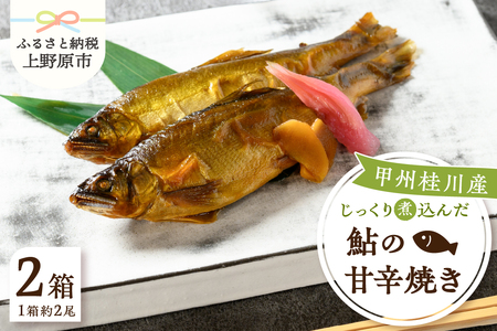 甲州桂川産 鮎の甘辛焼き【常温保存が可能なタイプ】鮎 名物