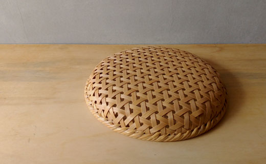 竹製品　亀甲盛篭（大）