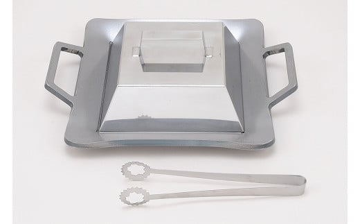 
極厚9mm 焼肉ステーキプレート(蓋、トング付き)フルセット FC040023
