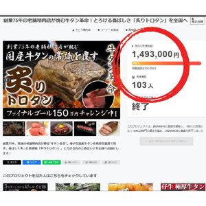 【牛タン革命！】炙りトロタン 希少・国産牛タン使用500g前後 ブロック 約3人前 | sm00013-500g
